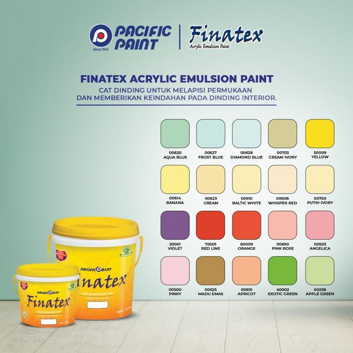 Finatex Acrylic Emulsion-Cat Dinding Interior- PUTIH-20kg
