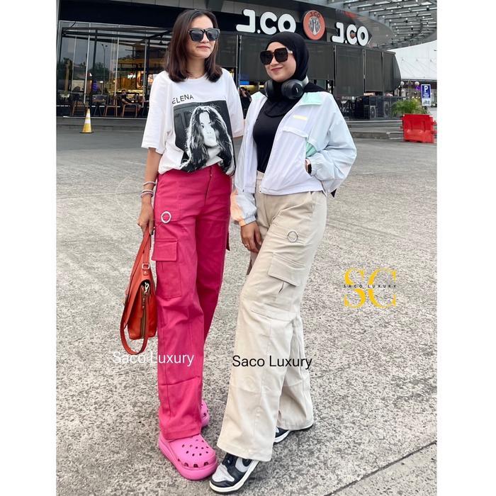 YTTX- Viyo- Bb 50 Kg Sampai Bb 100 Kg Kulot Pants Wanita Jumbo