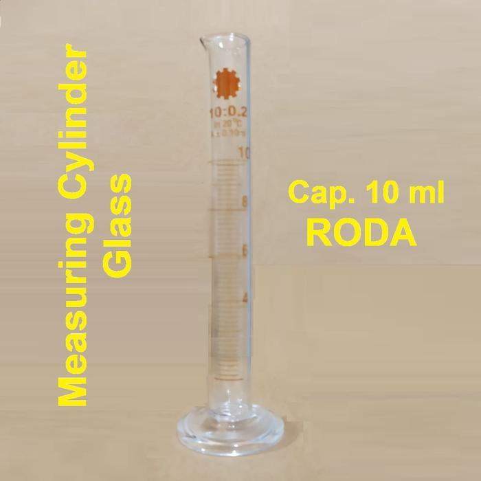 MEASURING CYLINDER 10 ML GELAS UKUR KACA 10 ML GELAS TAKARAN
