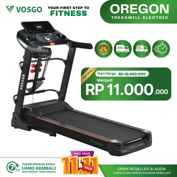 Alat Fitness Treadmill Elektrik Vosgo Oregon