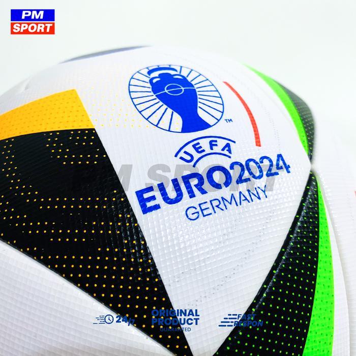 Bola Sepak Soccer Ball Adidas Official Match Ball EURO24 COM Euro 2024