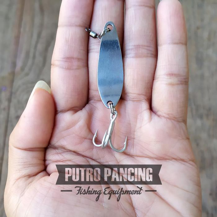 Lure Spoon Stainless 6.5 gr Bahan Stainless Anti karat
