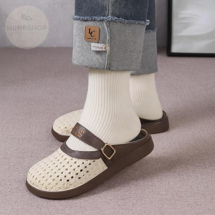 TERMURAH Sepatu sandal wanita anti slip empuk NIVA lentur nyaman karet jelly