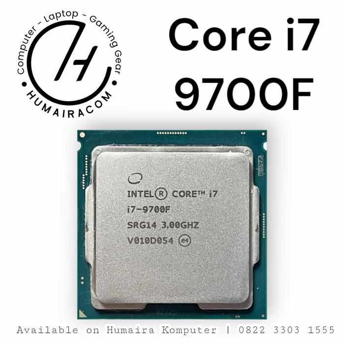 Processor intel core i7 9700F bukan 9700 / 9700K / 8700