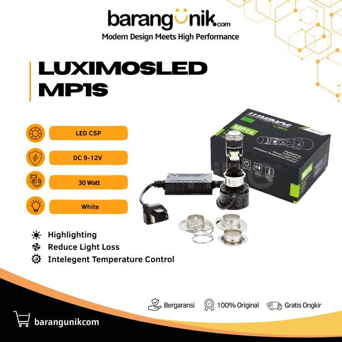 Lampu Utama LED 30W Super Terang Chip CSP Motor Universal MP1S LUXIMOS Beat Vario Mio Karbu