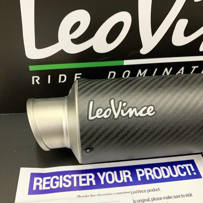 Knalpot Leovince GP Corsa Carbon Slip On Universal Vespa