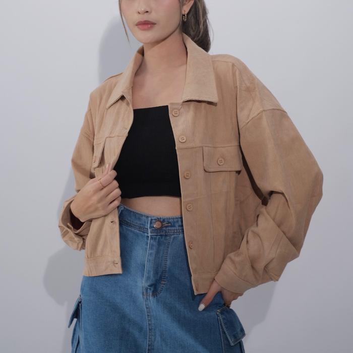Alea Corduroy Outer - Outer Wanita Bahan Corduroy