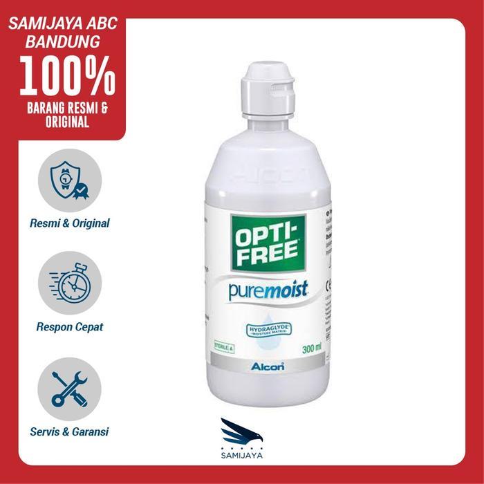 DAYDAY- Cairan Air Solution Pembersih Perendam Softlens Optifree Puremoist 300Ml