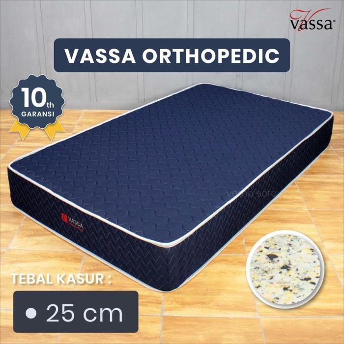 HOMEFUN- Kasur Busa Orthopedic By Vassa Kasur Busa Rebounded Kasur Extra Keras Tebal 25Cm