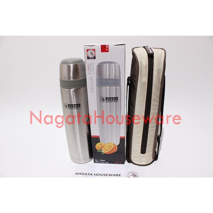 Termos Air Panas Stainless / Termos Zebra / Termos Jaga Suhu Vacuum Flask Zebra Prima 2 112958