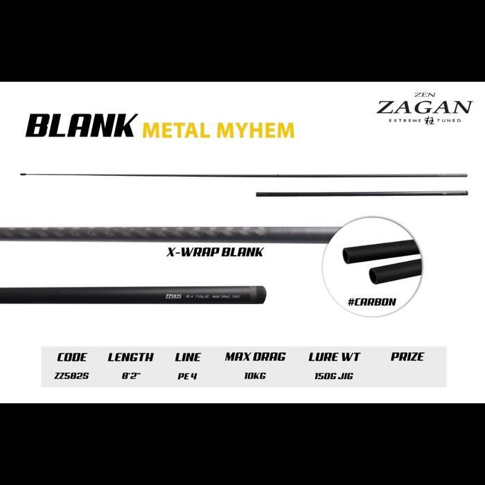 Blank Joran Set Bahan Carbon Zen Zagan Original Asli Hanya Blank Saja -Gratisongkir