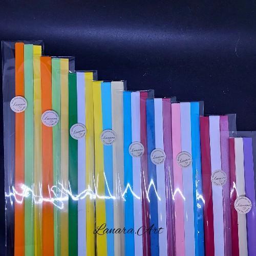 Murah BERGARANSI Kertas Anyaman Anak SD Siap Pakai 1 cm Prakarya Craft Terlaris