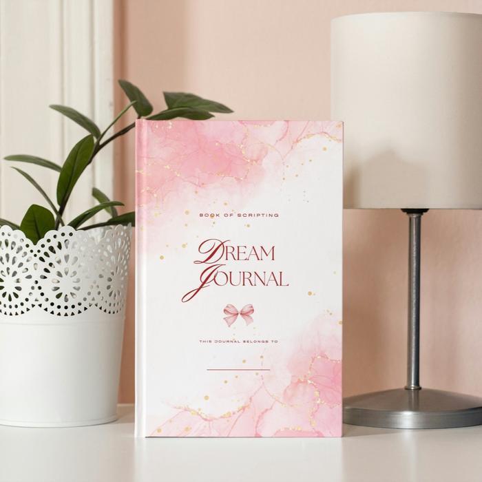 Dream Journal 2025 The Book of Scripting Notebook Notes Paper Promo Premium