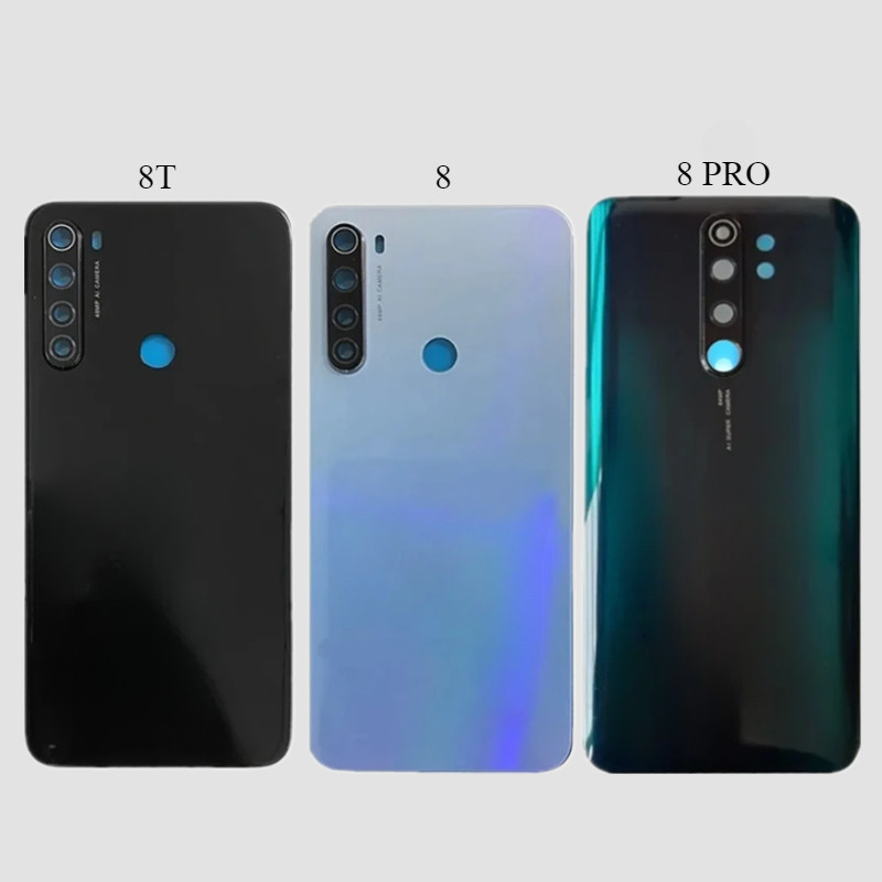 For Redmi Note 8 Pro Back Battery Cover Note 8 Rear Housing Door 3D Panel For Redmi Note 8T Battery