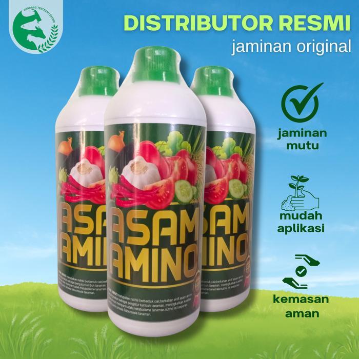 Pupuk ASAM AMINO 1 Liter Cap Galaxy Nutrisi Tanaman Fase Tumbuh & Pembuahan Padi Jagung Alpukat Cabe