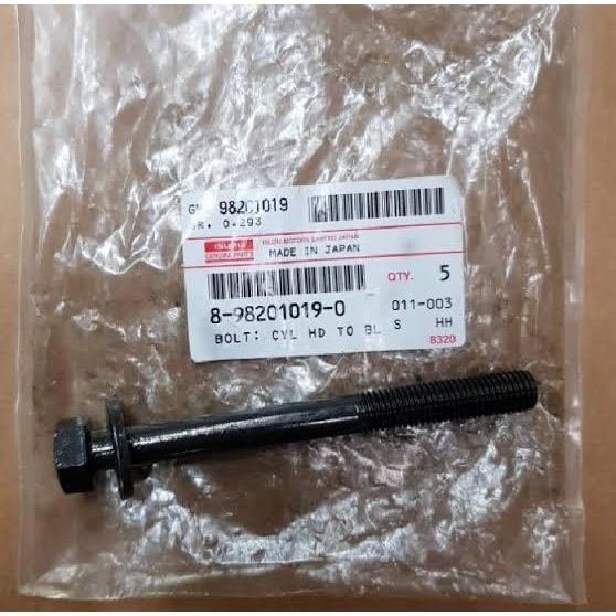 Baut Cylinder Head Isuzu dmax 4jj1 Original BEST