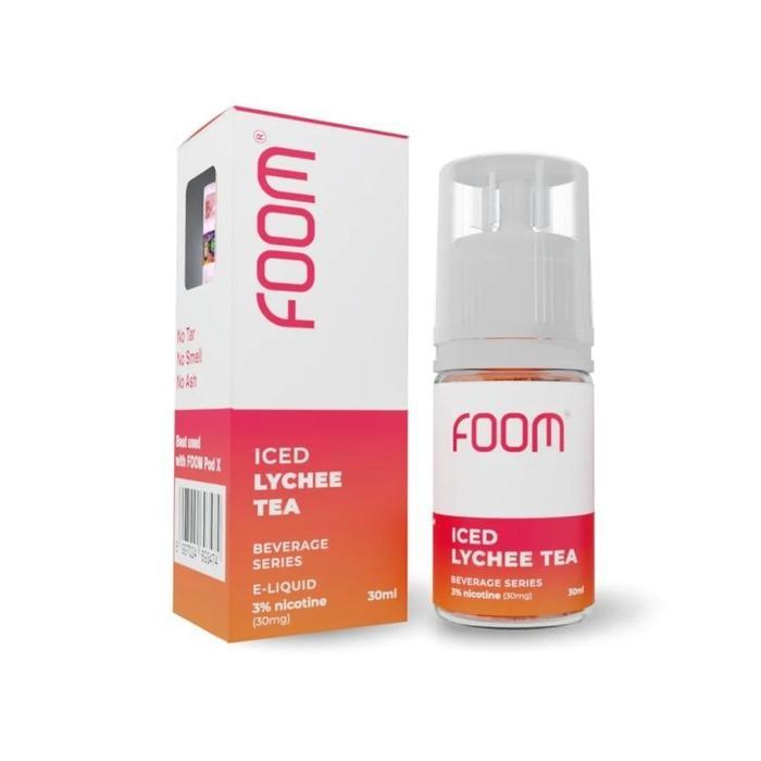 FOOM ICED LYCHEE TEA BEVERAGE SERIES 30ML 3% BY FOOM LIQUID