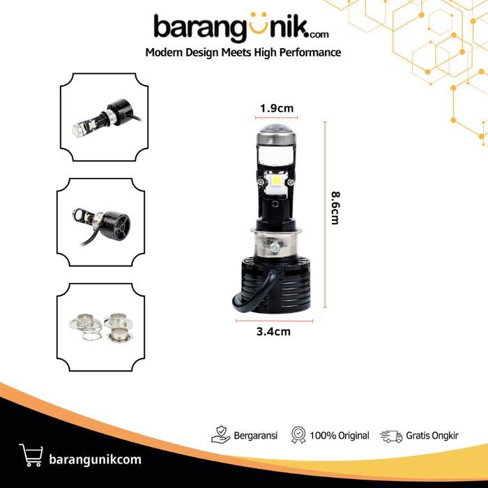 Paling Berkualitas Lampu Utama Led 30W Super Terang Chip Csp Motor Universal Mp1S Luximos Beat Vario