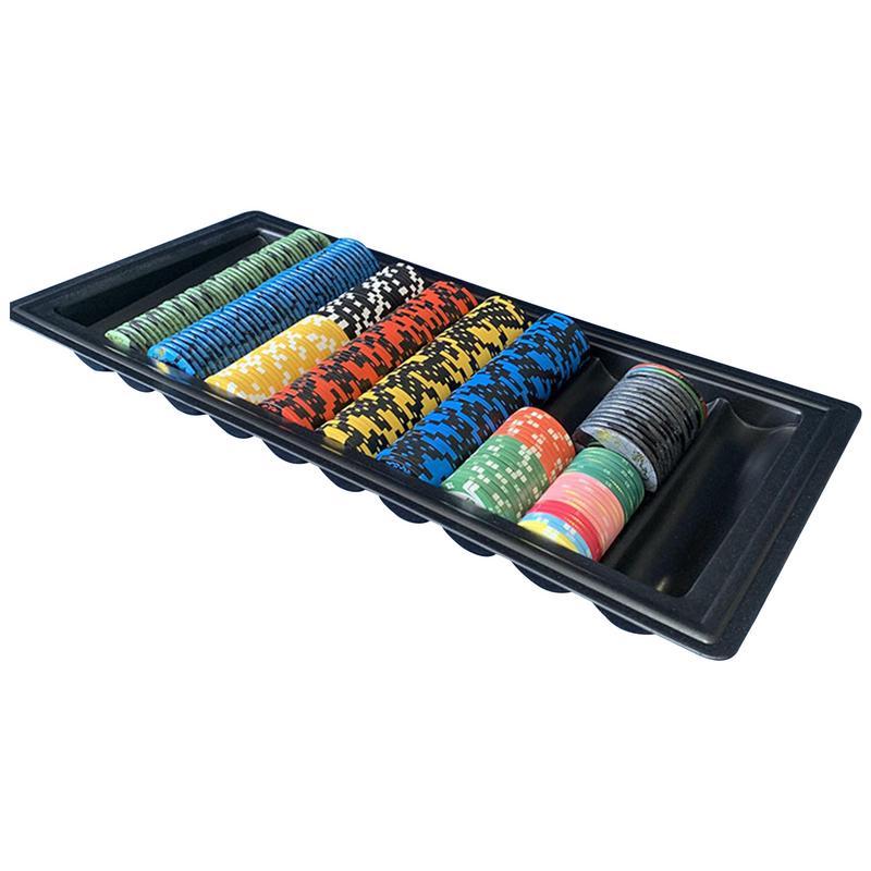 Poker Chip Rack Dealer Table Chip Rack Poker Chip Tray Holder Poker Dealer Chip Tray Discard Storage