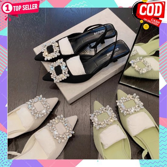 Sandal Tinggi Sendal Ibu Haighells Kantor Heels Kekinian Cewek Elegan Heils Perempuan Hels Dewasa Ko