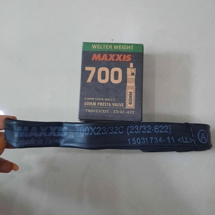 Ban Dalam Sepeda Balap Roadbike Maxxis 700 X23 / 32C Presta Velve
