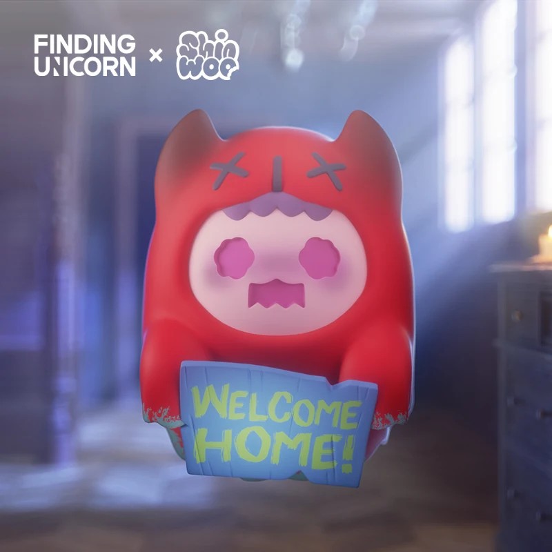 Finding Unicorn Shinwoo Ghost Bear House Blind Box Toys Mystery Box Mistery Caixa El Thday Gift
