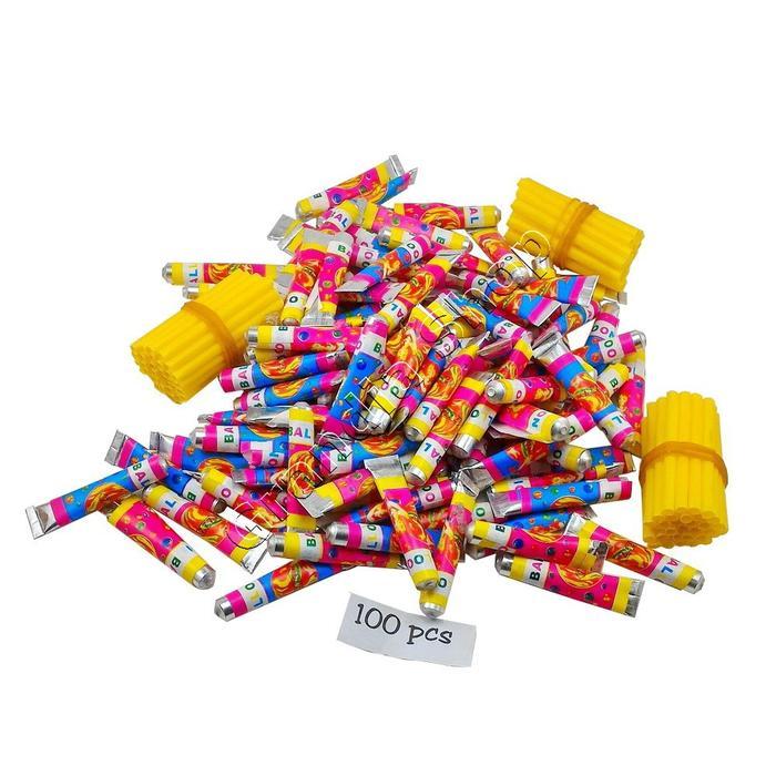 100 PCS BALON TIUP / PLEMBUNGAN MERK 777 MAINAN JADUL 90AN