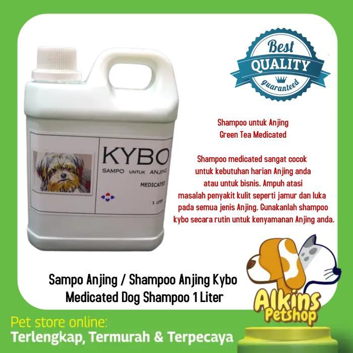 Sampo Anjing / Shampoo Anjing Kybo Medicated Dog Shampoo 1 Liter