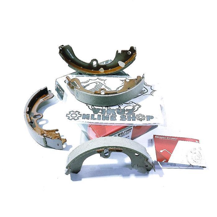 KAMPAS REM BELAKANG BRAKE SHOE TOYOTA COROLLA AE80 CORONA EX SALOON PART 04495-12090