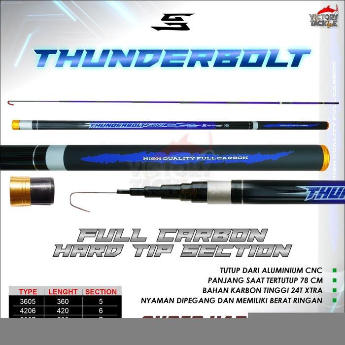 VERSUS GO-STRIKE THUNDERBOLT 360 420 500 JORAN PANCING TEGEK KOLAM GALATAMA LELE Ikan Umpan