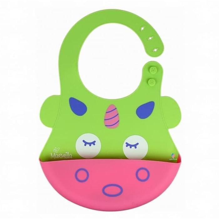 Marveila Silicone Cute Bib - Unicorn