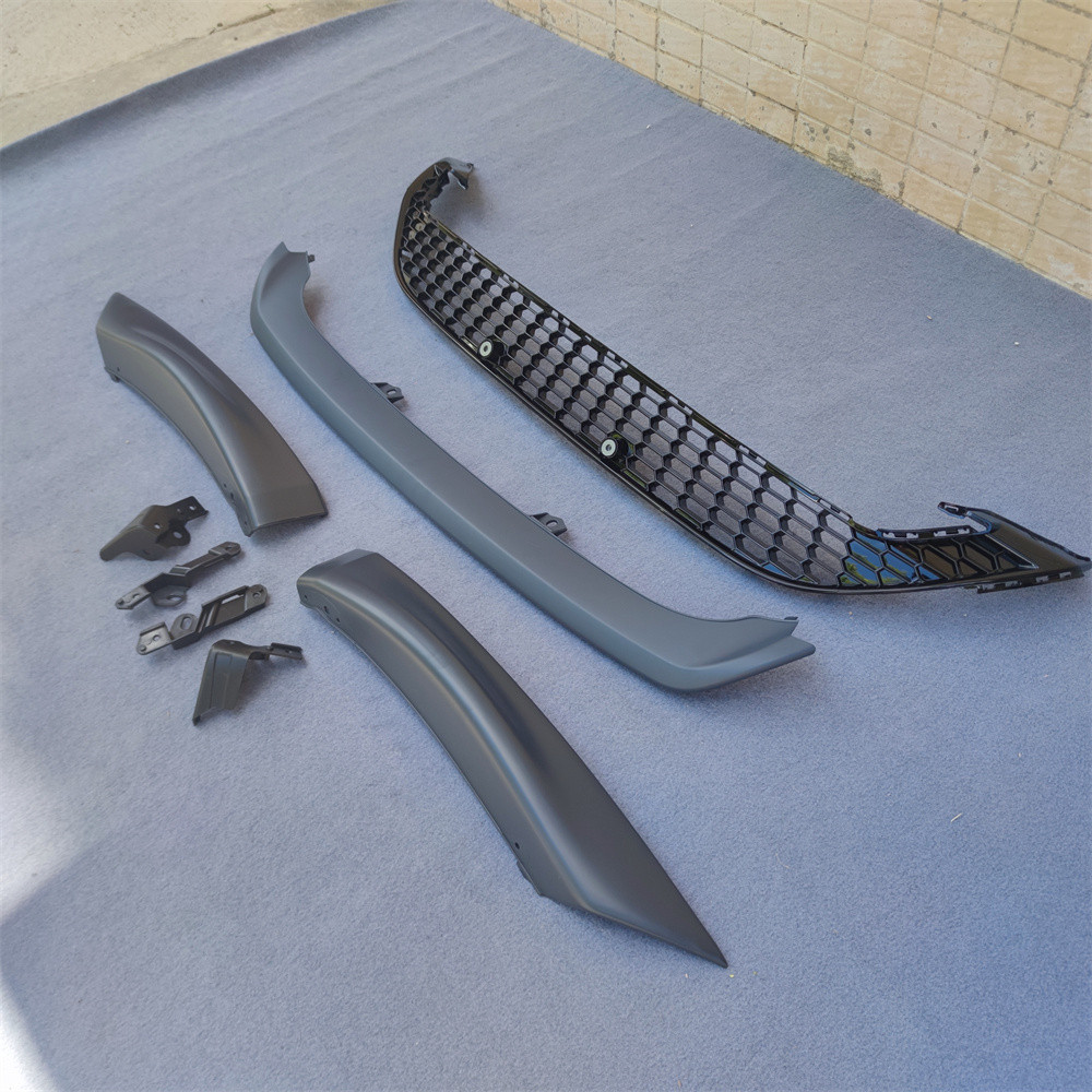 - Front Bumper Lip Body Kit Spoiler Wing White For Ford Focus 2015 2016