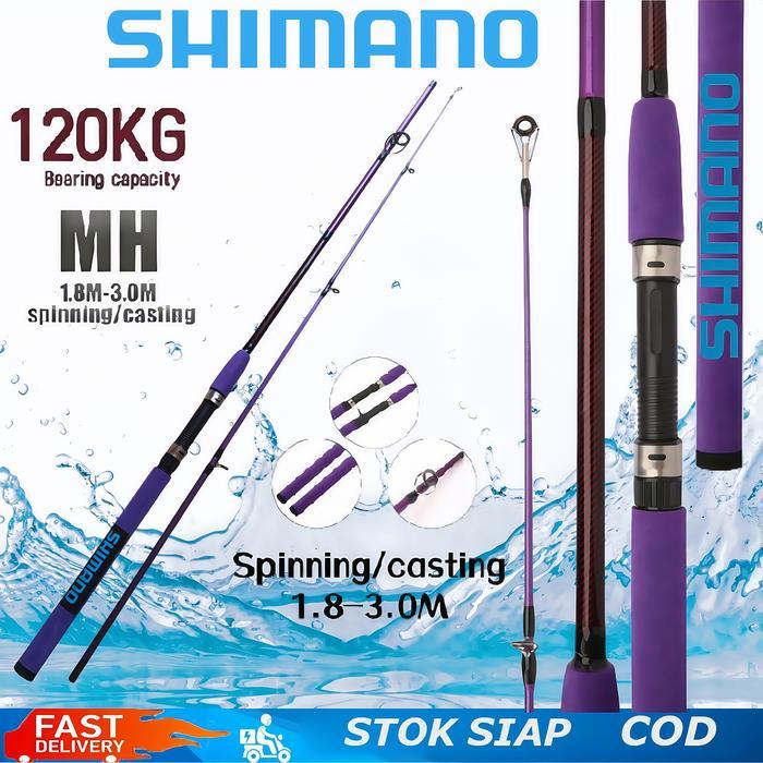 Shimano Fishing Rod Joran Batang Pancing Rod Casting Rod Spinning Fishing Rod Mh Power Jigging Rod