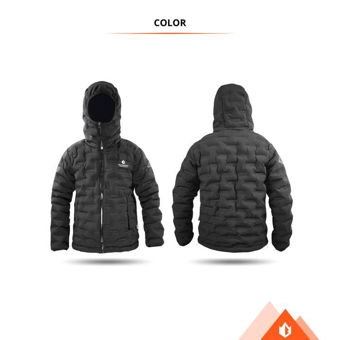 Bogaboo AURORA Jaket Tebal Winter Synthetic down FP 800 Pria Wanita - Jacket puffer Musim Dingin -