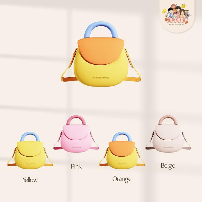 Fungoofun Gourd Crossbody Bag Tas Selempang Bahan Silikon Anti Air