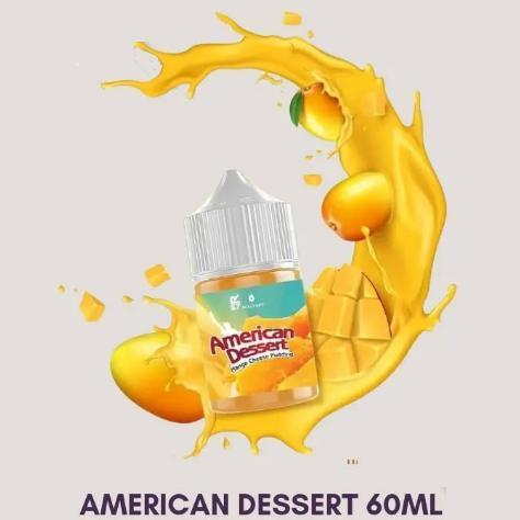AMERICAN DESSERT V3 MANGO CHEESE PUDDING 60ML BY R57 x JUALVAPE
