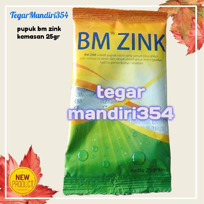 Nutrisi segala tanaman BM ZINK 25GRAM Zink sulfat bm zink 25gram pupuk segala tanaman bm zink