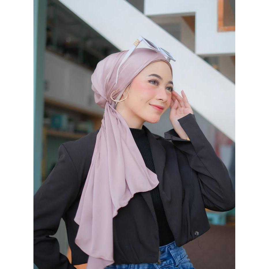 dowg- Lowkey Lux Series Turban Turban Dewasa By Winonamodest Turban Mewah Turban Pesta Silk