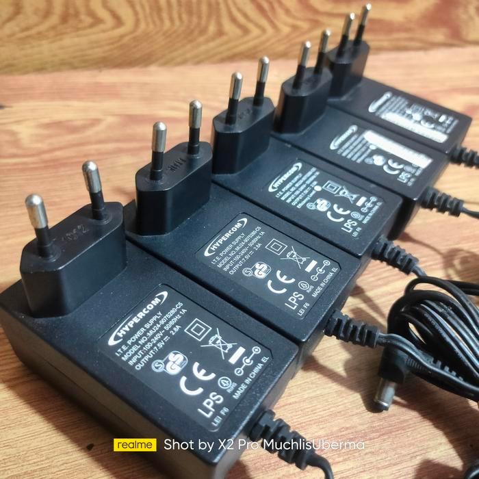 Adaptor Hypercom Original 7.5V 2.8A Mu24-9075280-C5 Kualitas Terjamin Garansi