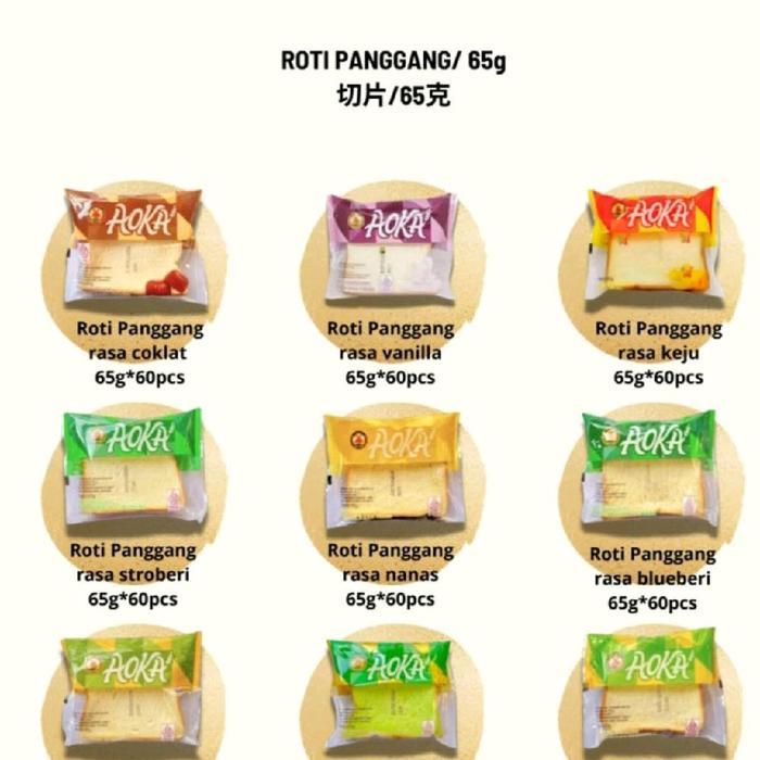 87ekcr- Roti Aoka Karton 60 Pcs