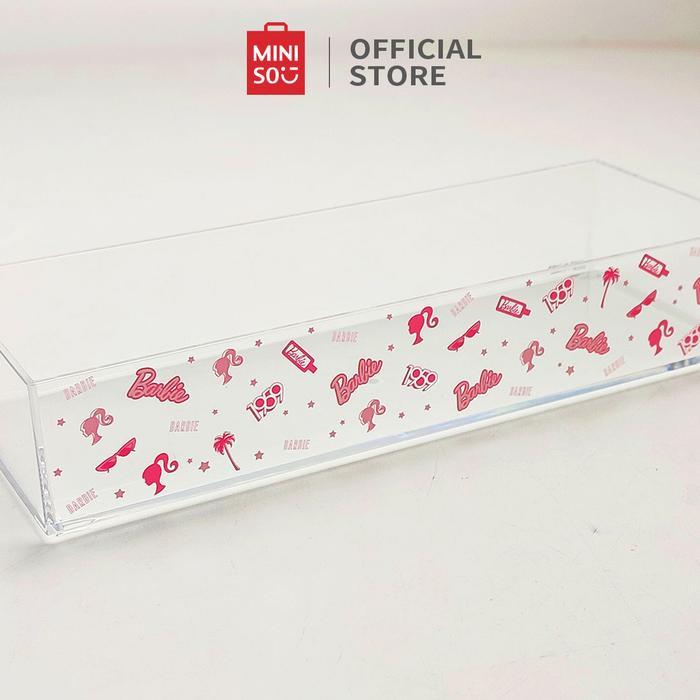 Miniso Barbie Box Organizer box penyimpanan Dapat ditumpuk box storage