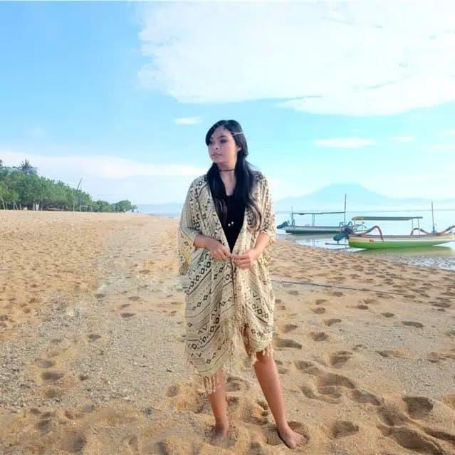 Baju Outercardiganoutwear Pantai Bali Ethnicetnik Fringe Outer