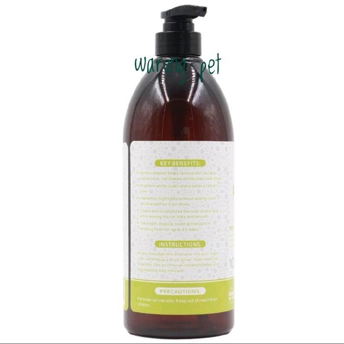 Orgo White Coat Dog Shampoo 1L - Shampoo Anjing Bulu Putih