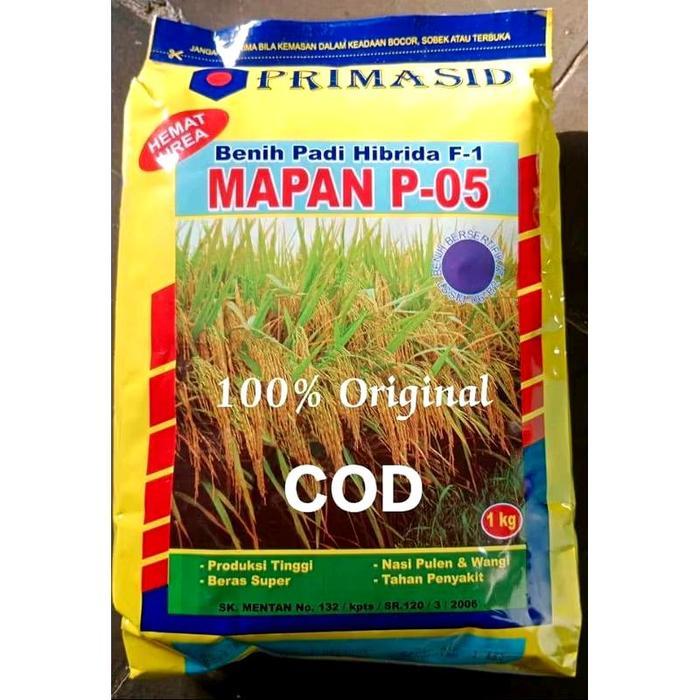PRODUK ASLI Benih padi hibrida MAPAN 05.TERLARIS (COD)
