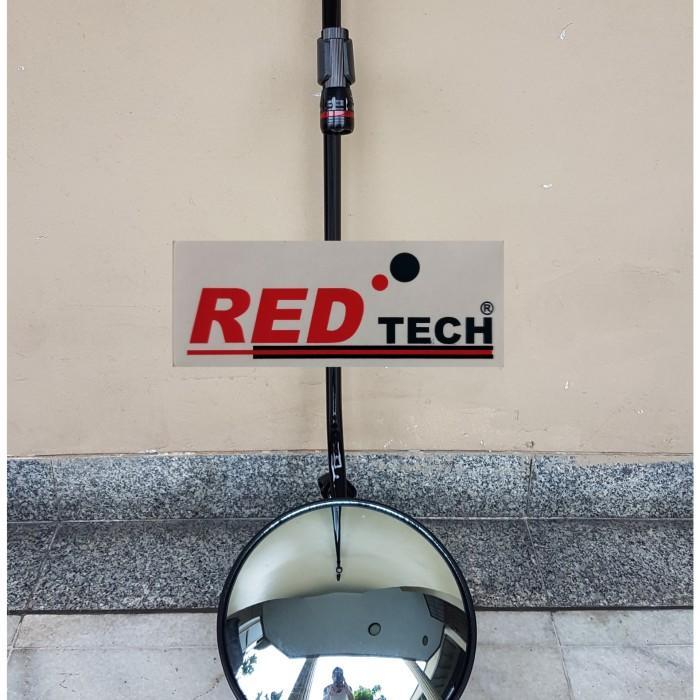 wl7og6- Inspection Mirror Redtech 10 Inch Kaca Deteksi Inspeksi Bom