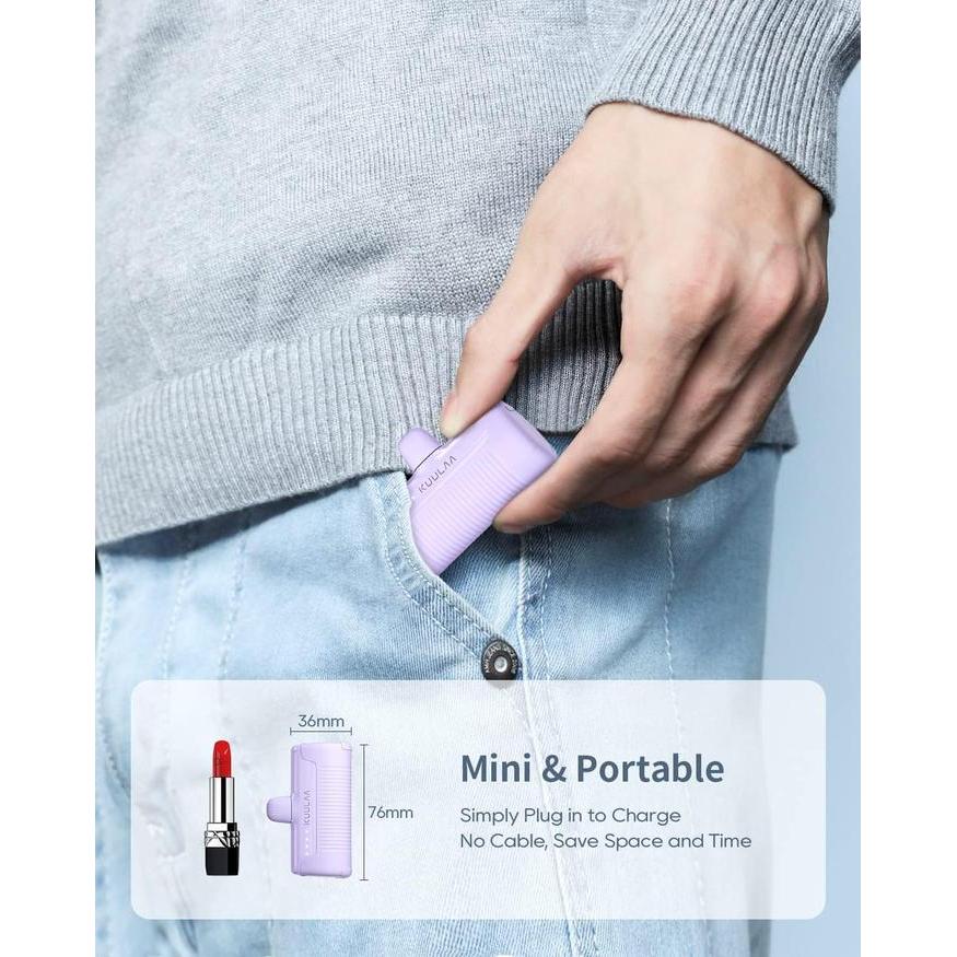 lussy- Kuulaa Kl-Yd47 4500Mah Pocket Power Bank For Iphone