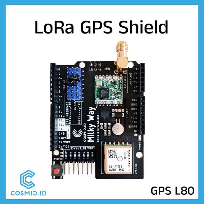 LORA LORAWAN GPS SHIELD - MILKY WAY