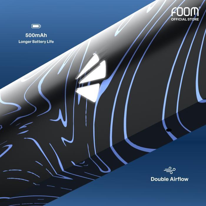 FOOM POD X 11W 500MAH CHAMPION SERIES BLUE TEAM EDITION BUNDLING +15ML