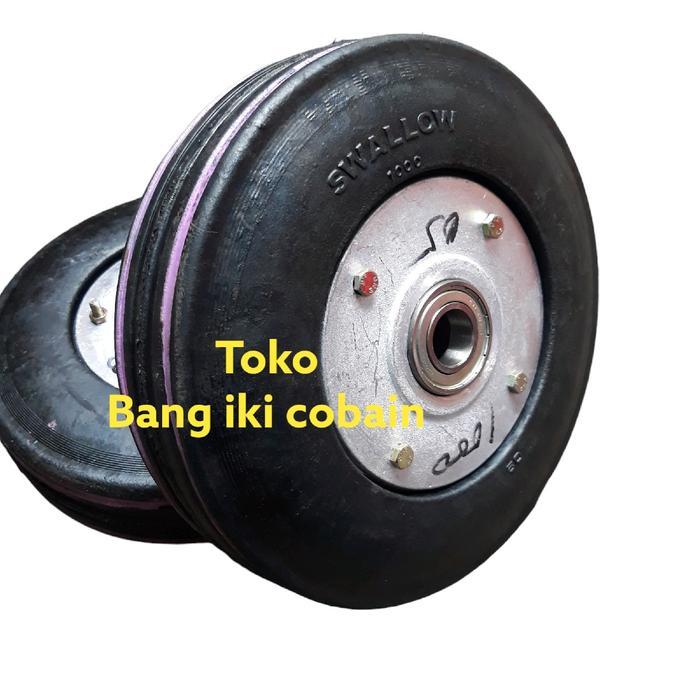 RODA TROLI 10 INCH BAN MATI SWALLOW RODA BAN TROLI 10 INCH TROLLEY
