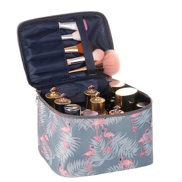 snvk- Fxg - Tas Kosmetik Travel Karakter Pouch Make Up Wanita Korea Cosmetics Bag Serbaguna